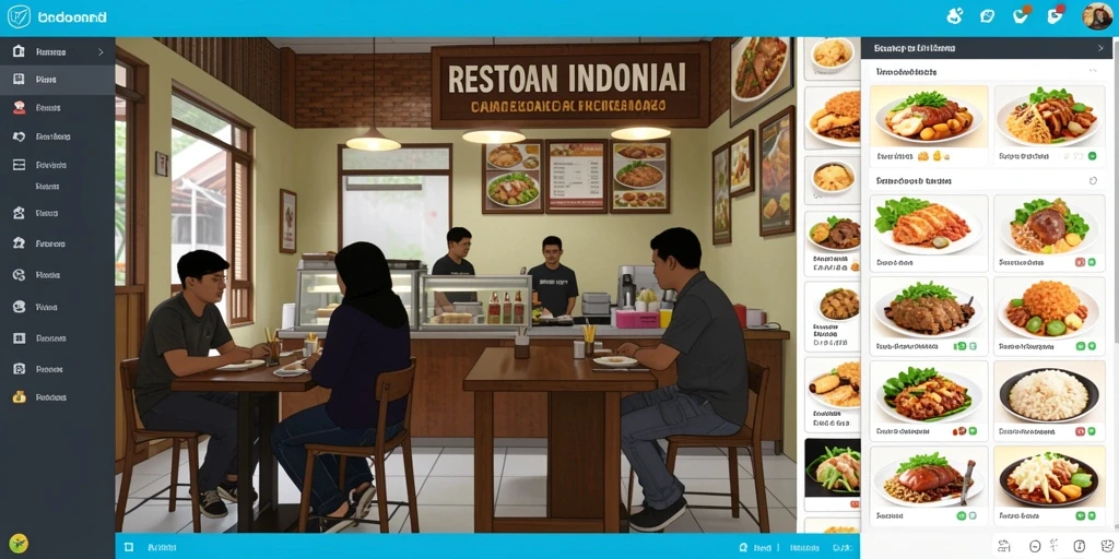 Gambar ketiga memperlihatkan fitur multiplayer yang seru.