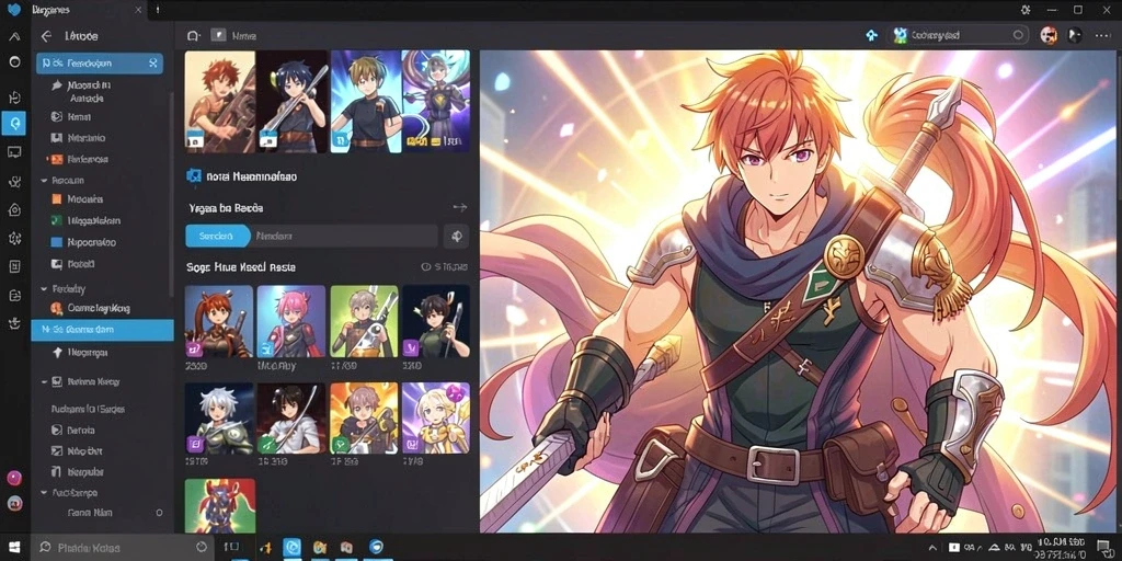 Screenshot dari interaksi sosial dalam game.
