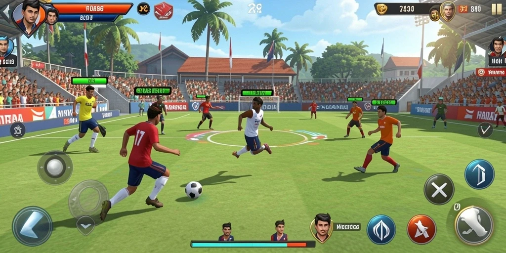 Screenshot interaksi multiplayer yang seru dan mengasyikkan.